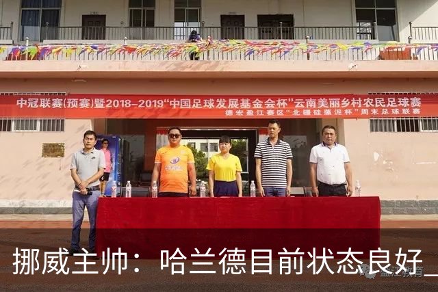 挪威主帅：哈兰德目前状态良好 他是世界上最好的射手